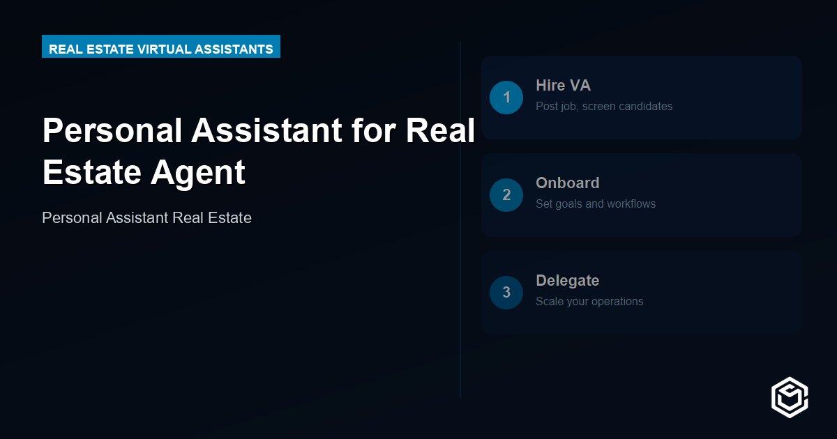 Personal Assistant for Real Estate Agent