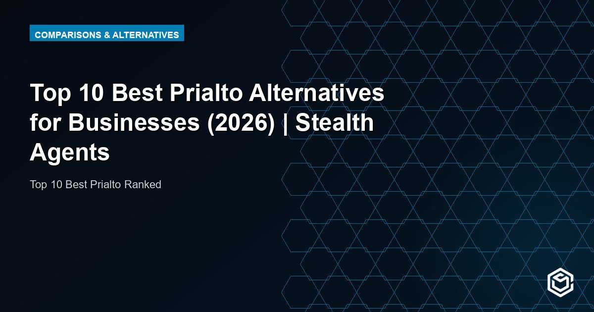 Top 10 Best Prialto Alternatives for Businesses (2026) | Stealth Agents