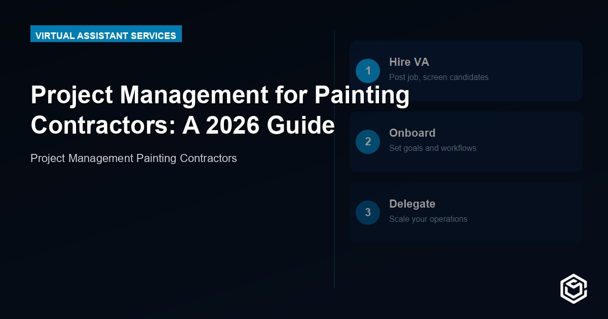 Project Management for Painting Contractors: A 2026 Guide