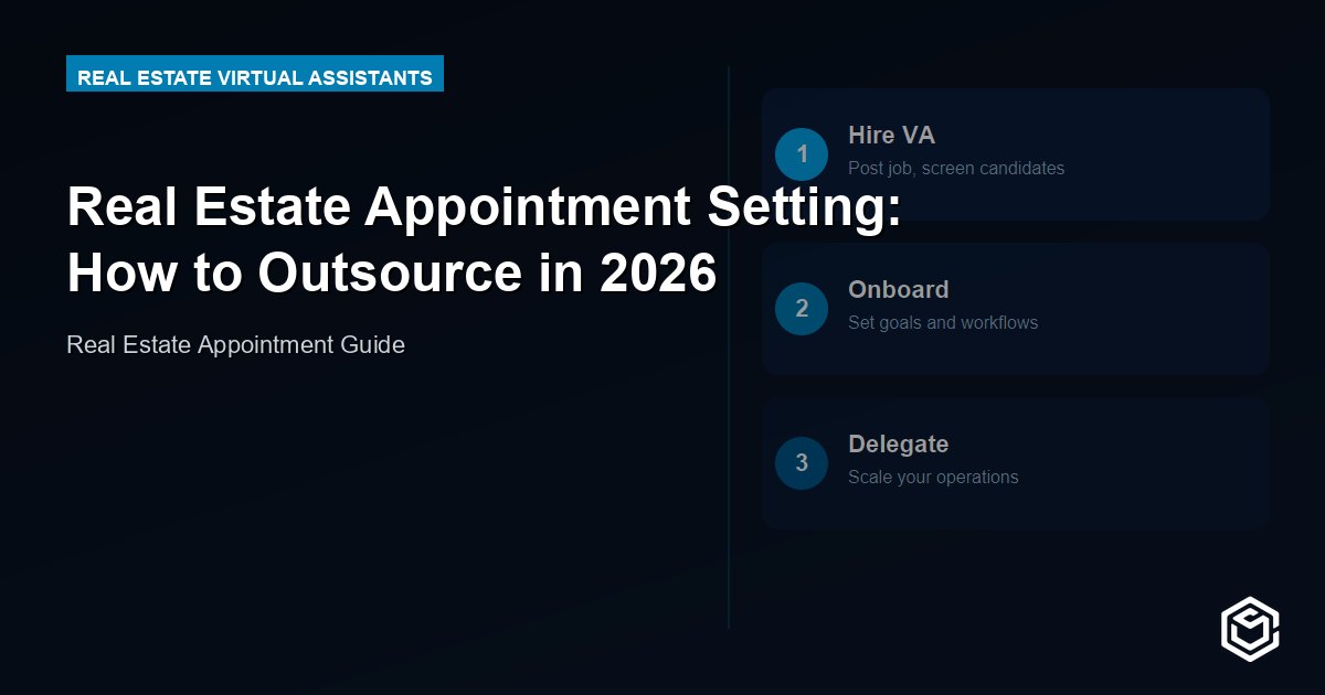 Real Estate Appointment Setting: How to Outsource in 2026