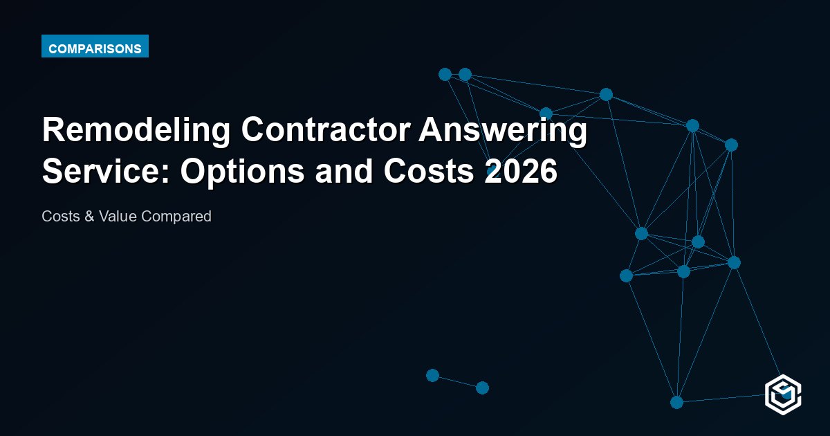 Remodeling Contractor Answering Service: Options and Costs 2026