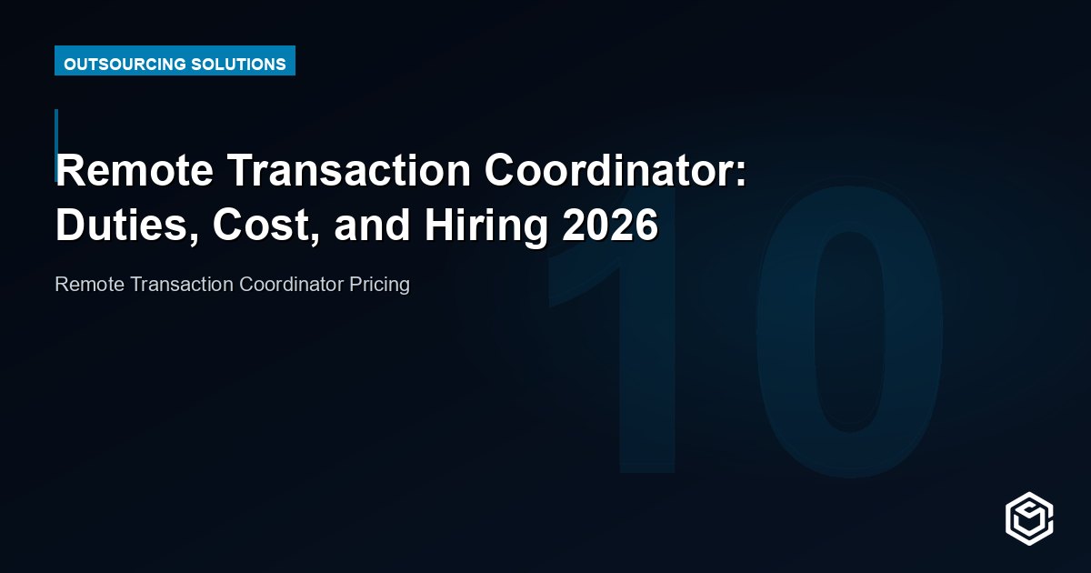 Remote Transaction Coordinator: Duties, Cost, and Hiring 2026