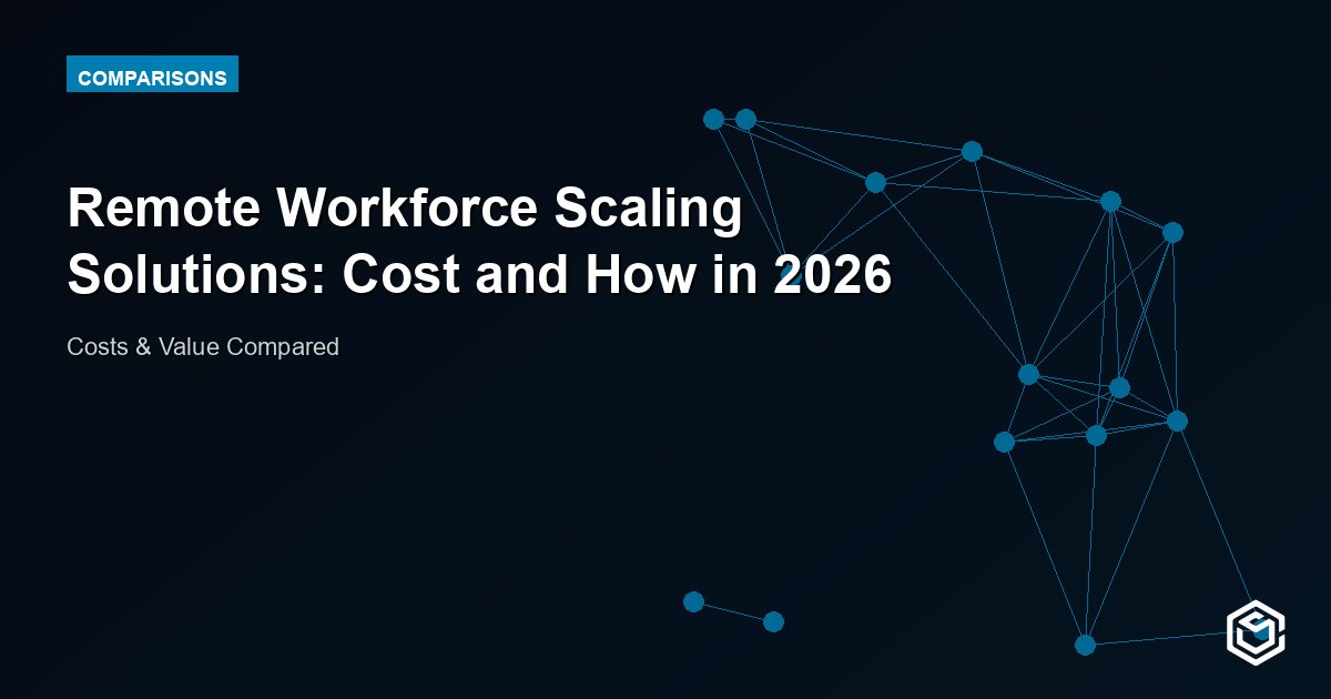 Remote Workforce Scaling Solutions: Cost and How in 2026