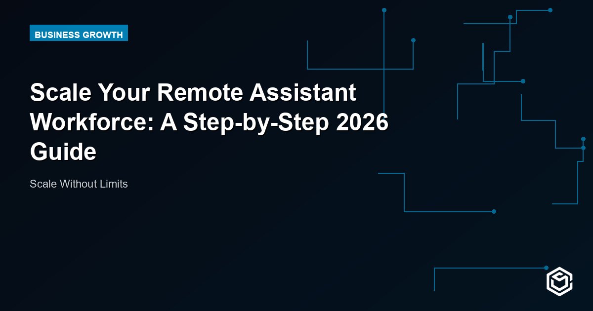 Scale Your Remote Assistant Workforce: A Step-by-Step 2026 Guide