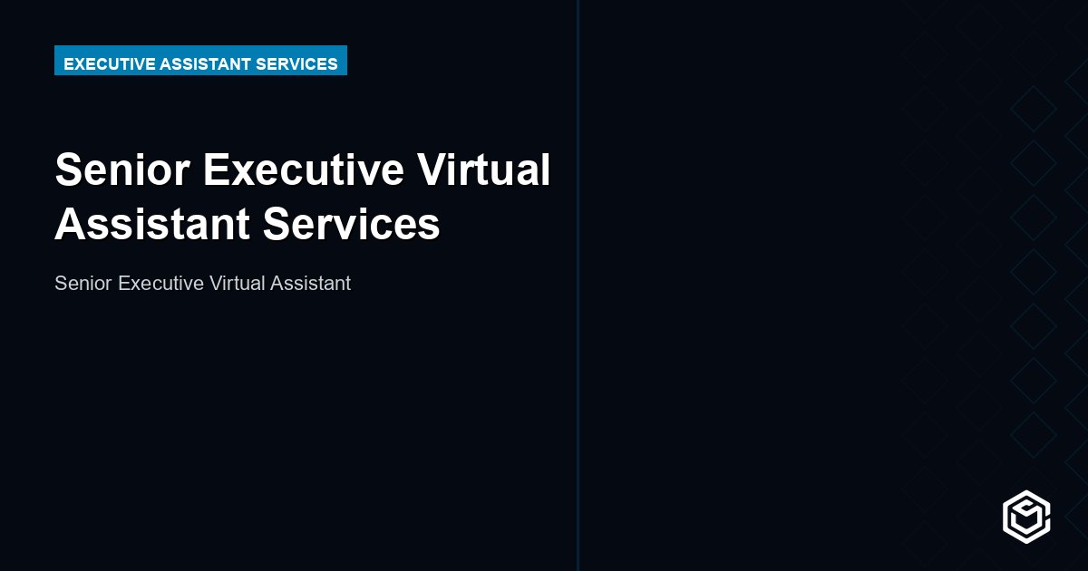 Senior Executive Virtual Assistant Services