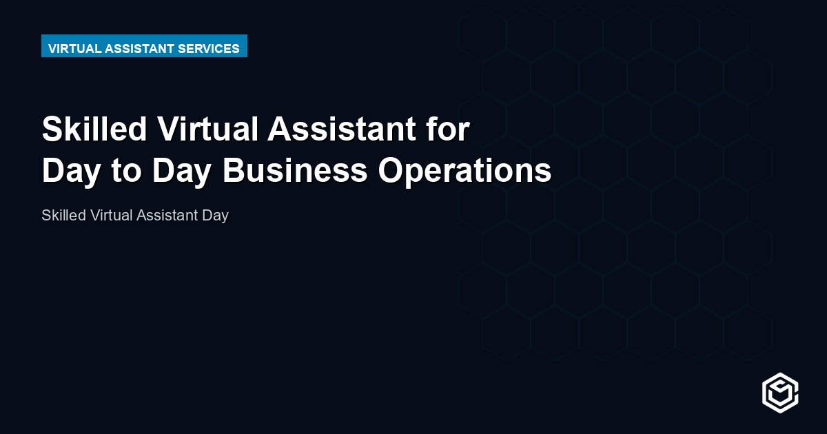 Skilled Virtual Assistant for Day to Day Business Operations