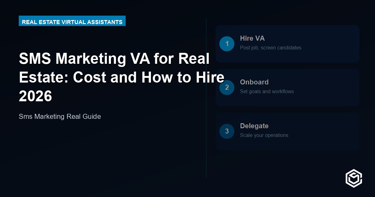 SMS Marketing VA for Real Estate: Cost and How to Hire 2026