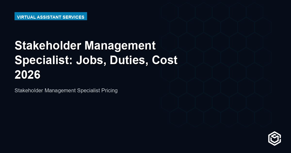Stakeholder Management Specialist: Jobs, Duties, Cost 2026