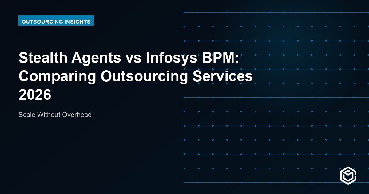 Stealth Agents vs Infosys BPM: Comparing Outsourcing Services 2026