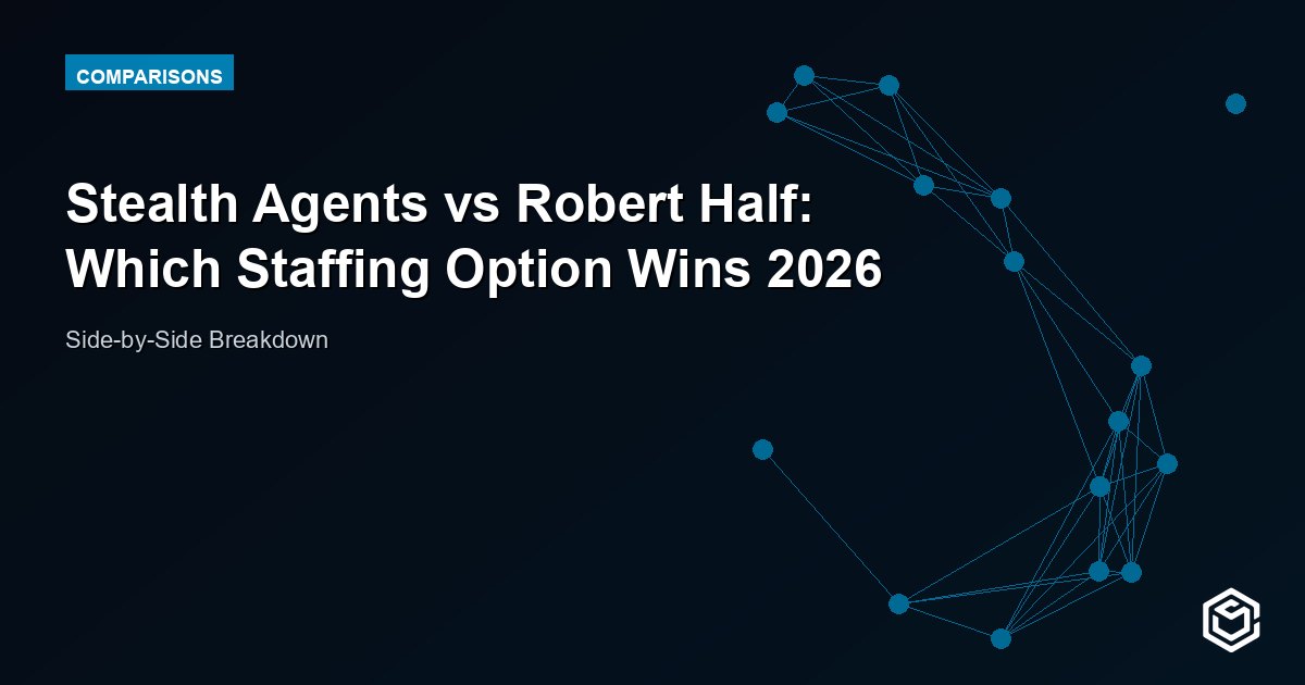 Stealth Agents vs Robert Half: Which Staffing Option Wins 2026