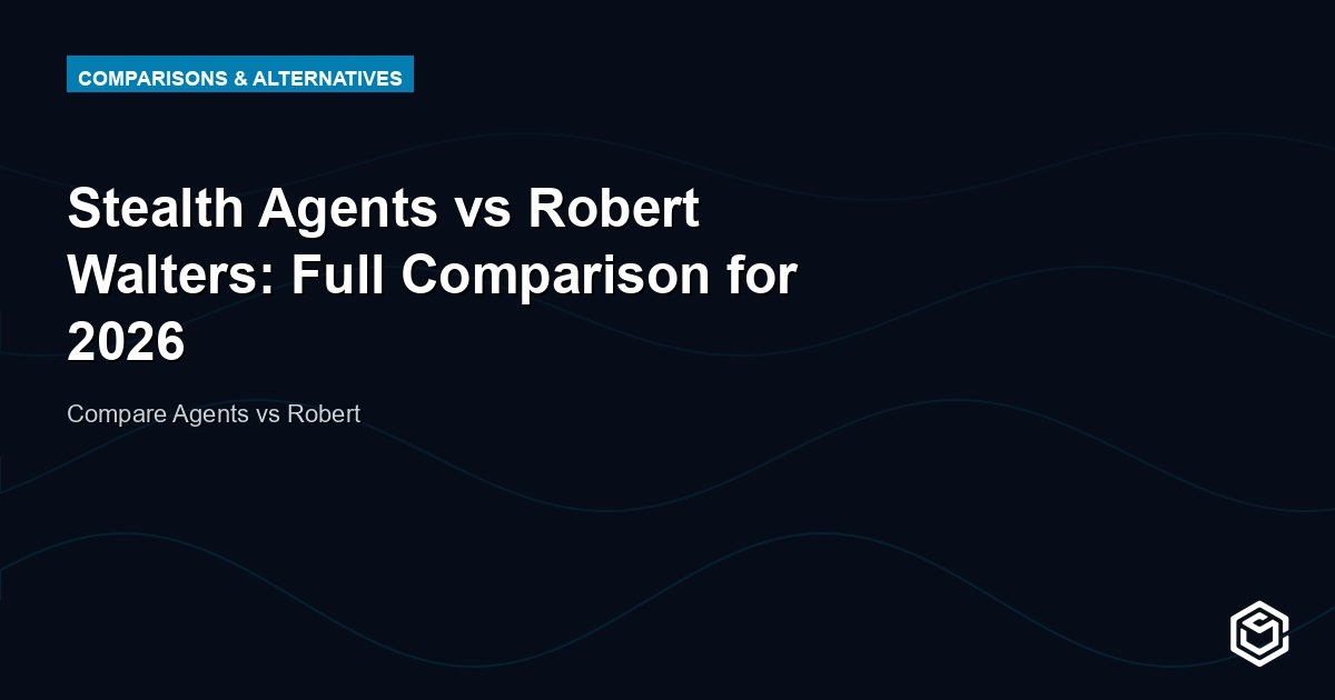 Stealth Agents vs Robert Walters: Full Comparison for 2026
