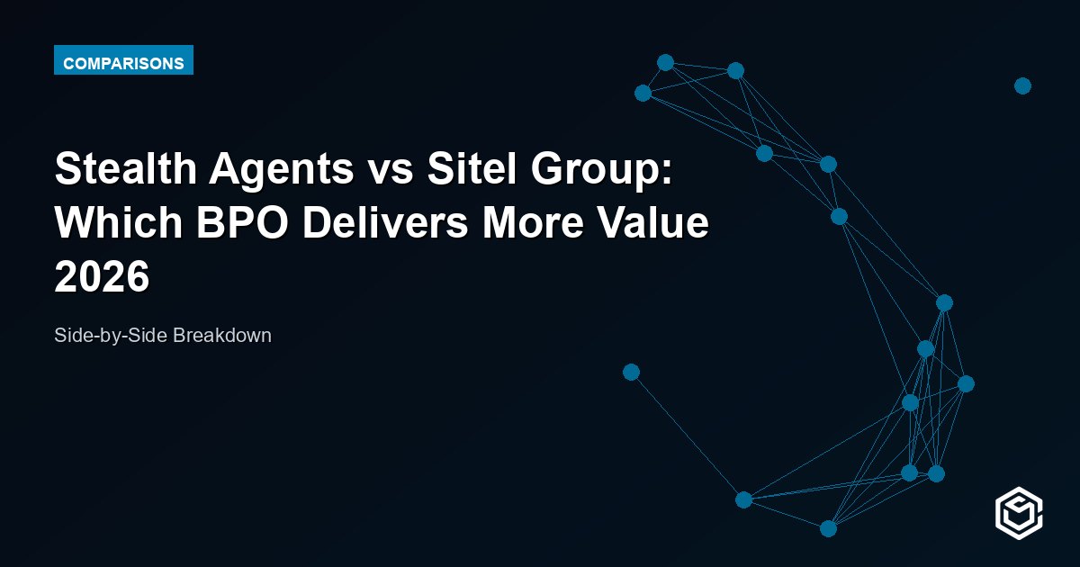 Stealth Agents vs Sitel Group: Which BPO Delivers More Value 2026