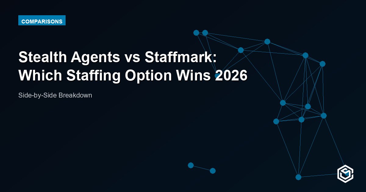 Stealth Agents vs Staffmark: Which Staffing Option Wins 2026