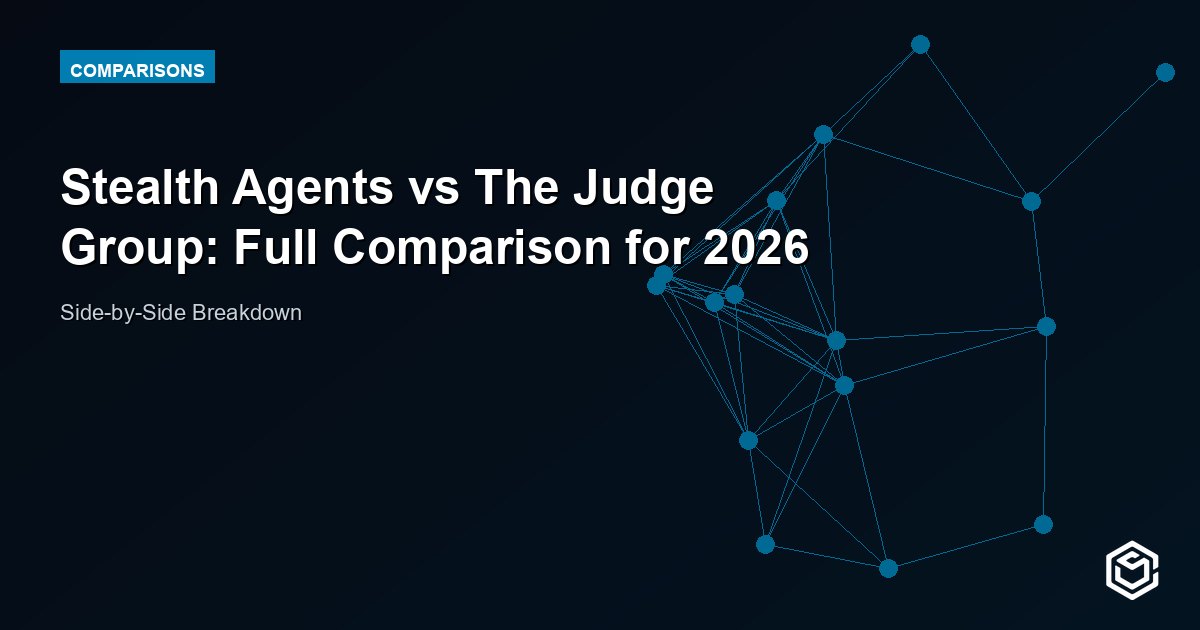 Stealth Agents vs The Judge Group: Full Comparison for 2026