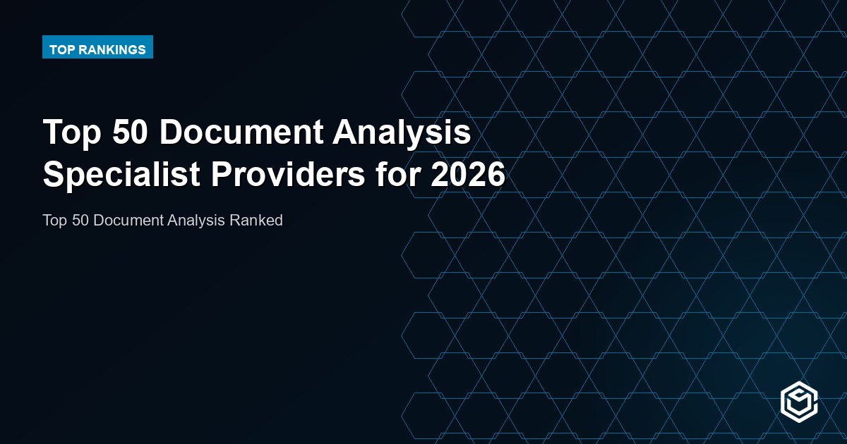 Top 50 Document Analysis Specialist Providers for 2026