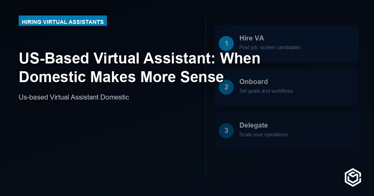 US-Based Virtual Assistant: When Domestic Makes More Sense