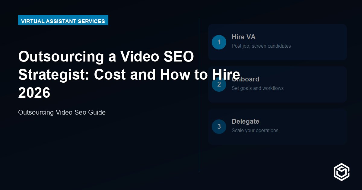 Outsourcing a Video SEO Strategist: Cost and How to Hire 2026