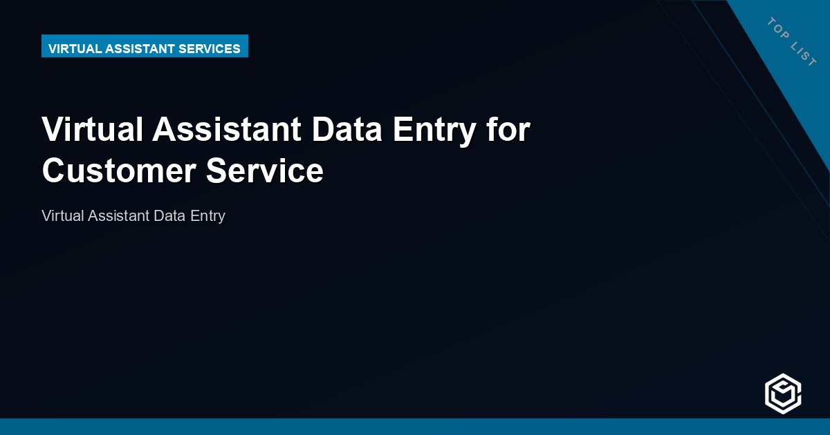 Virtual Assistant Data Entry for Customer Service