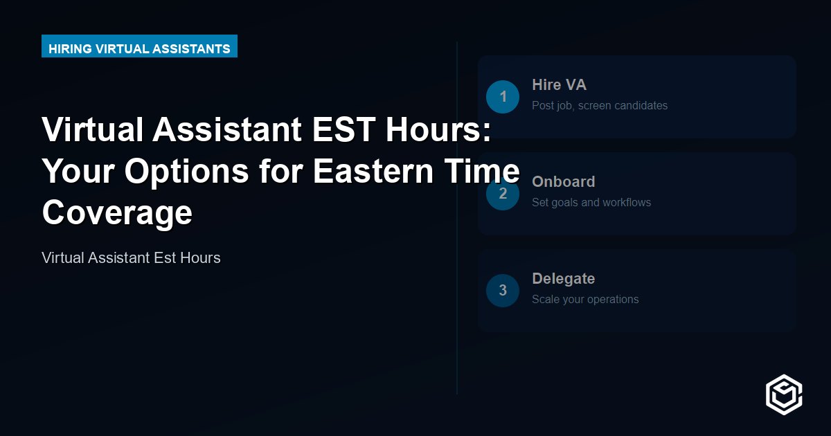 Virtual Assistant EST Hours: Your Options for Eastern Time Coverage