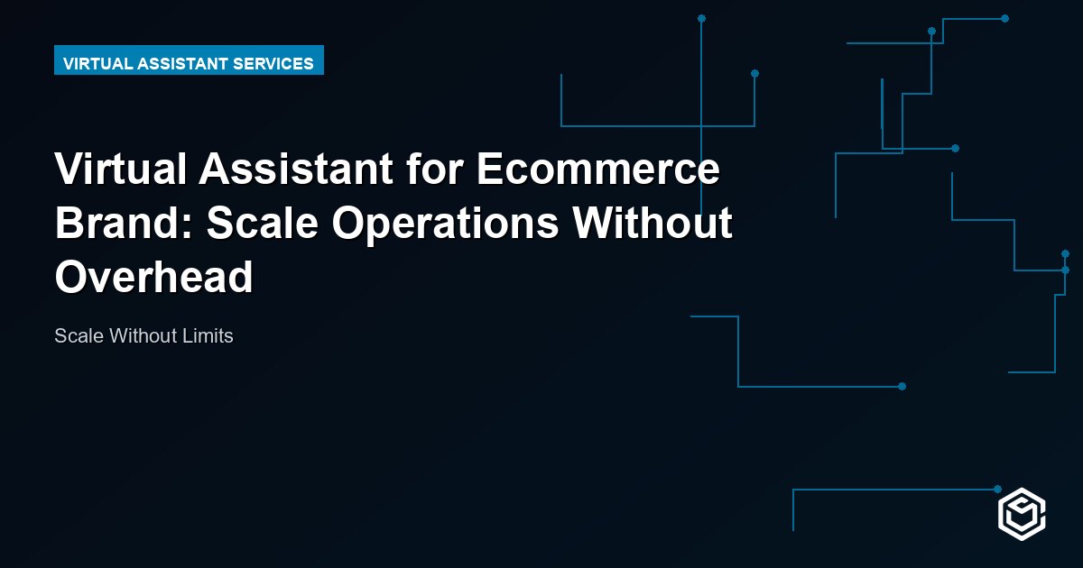 Virtual Assistant for Ecommerce Brand: Scale Operations Without Overhead