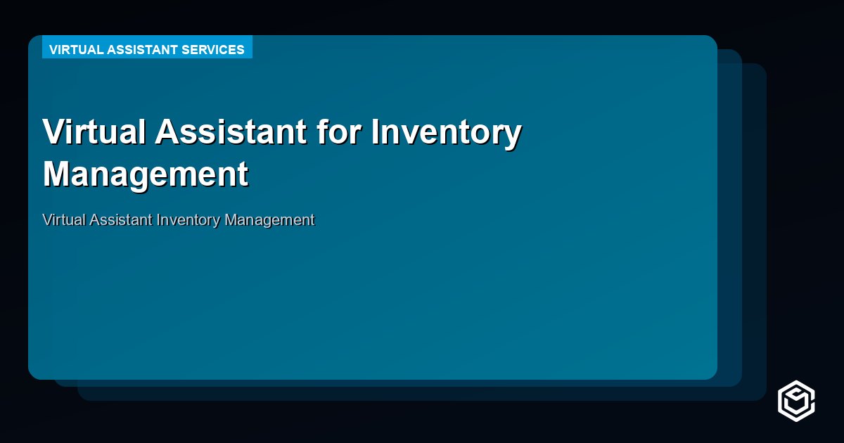 Virtual Assistant for Inventory Management