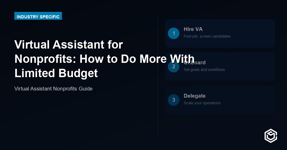 Virtual Assistant for Nonprofits: How to Do More With Limited Budget