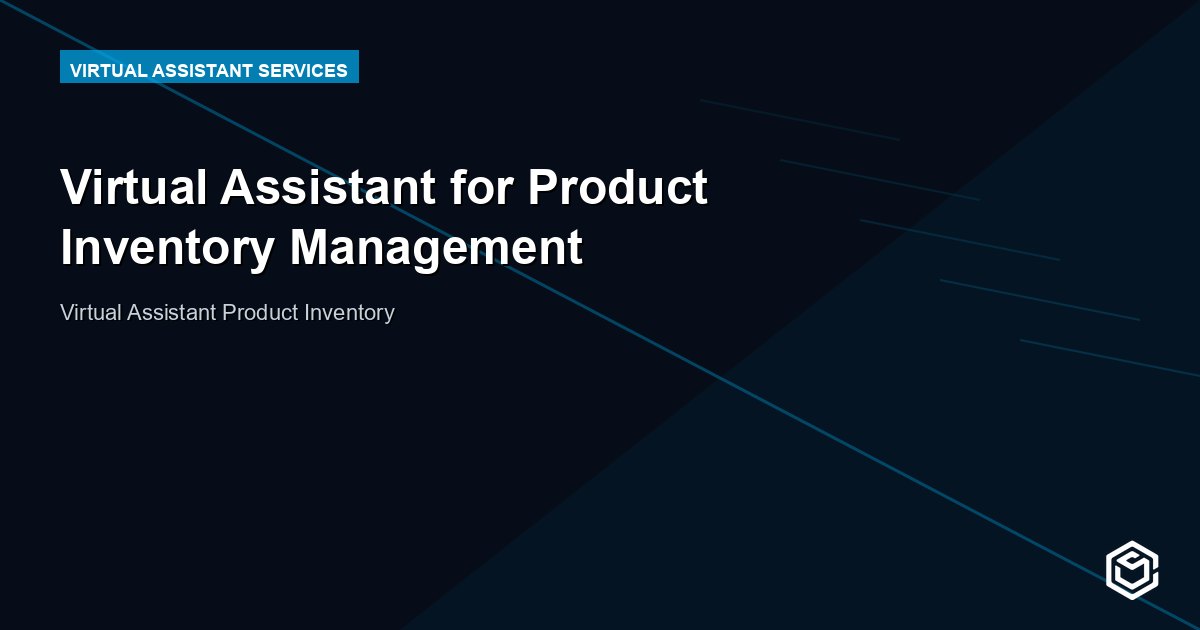Virtual Assistant for Product Inventory Management