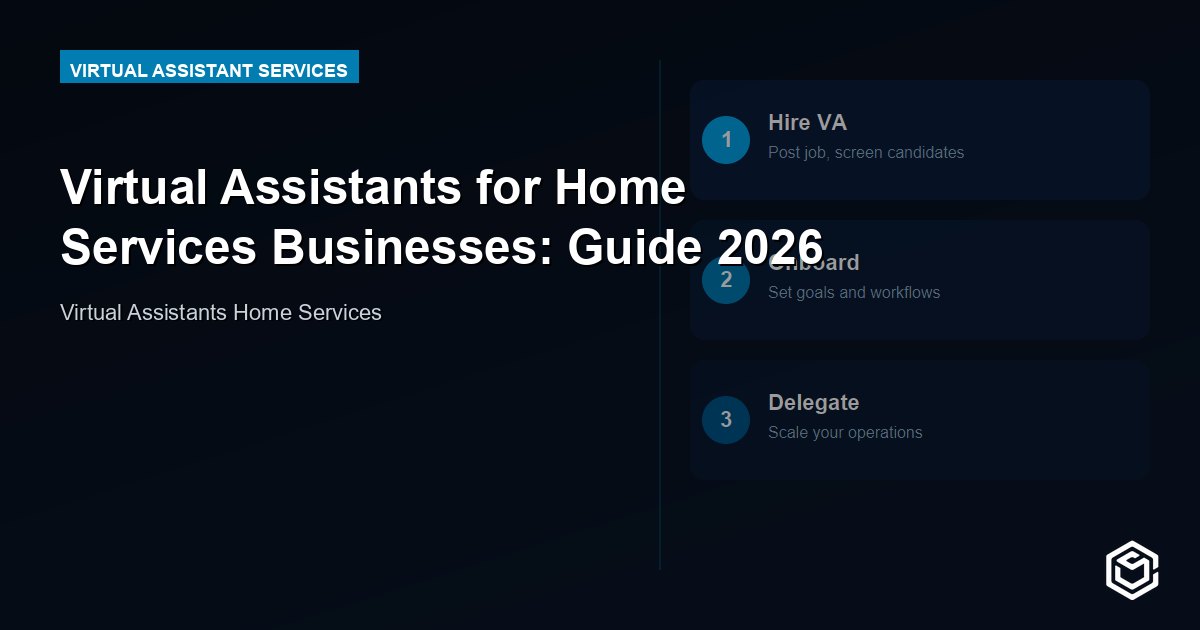 Virtual Assistants for Home Services Businesses: Guide 2026