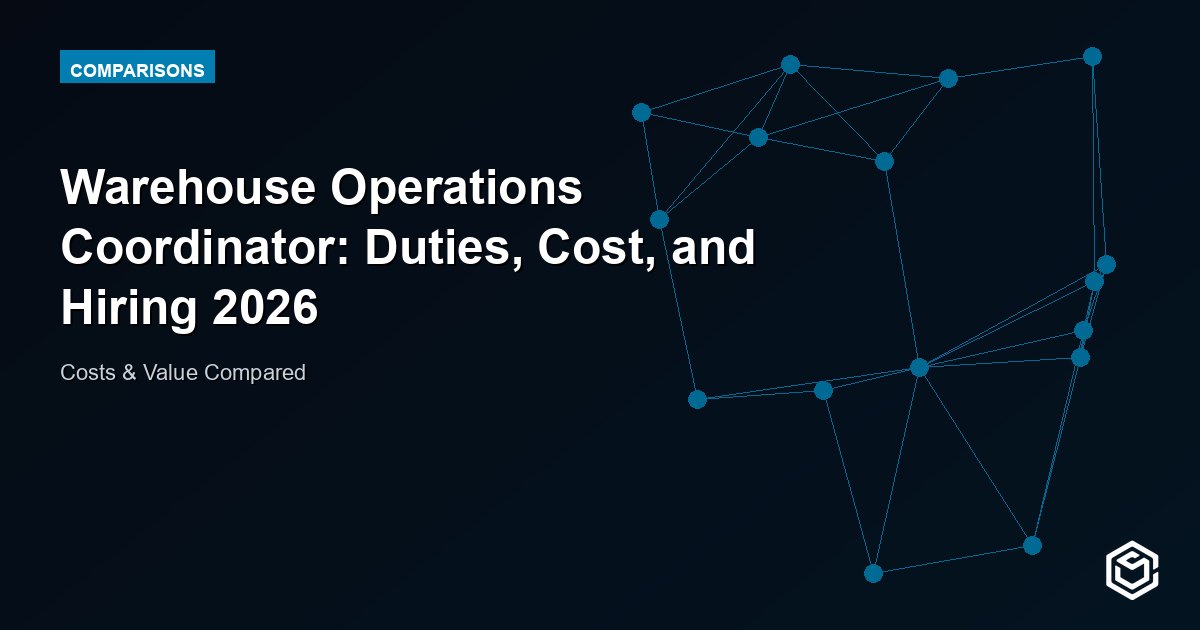Warehouse Operations Coordinator: Duties, Cost, and Hiring 2026