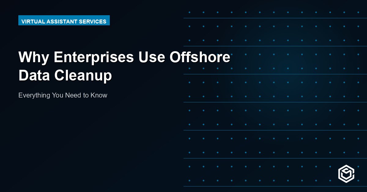 Why Enterprises Use Offshore Data Cleanup