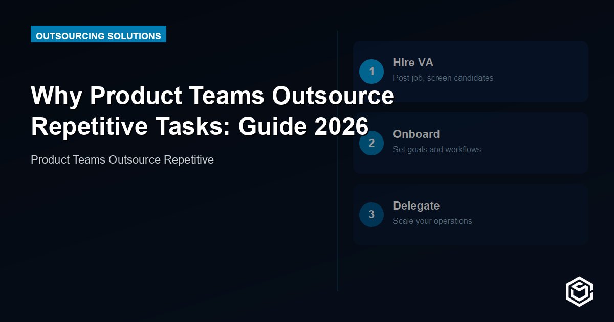 Why Product Teams Outsource Repetitive Tasks: Guide 2026