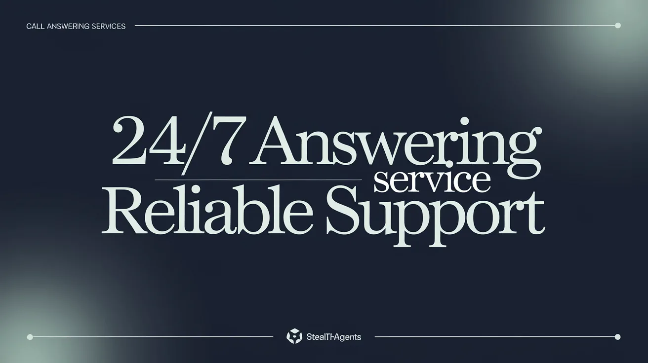 24/7 Answering Service - Reliable Support