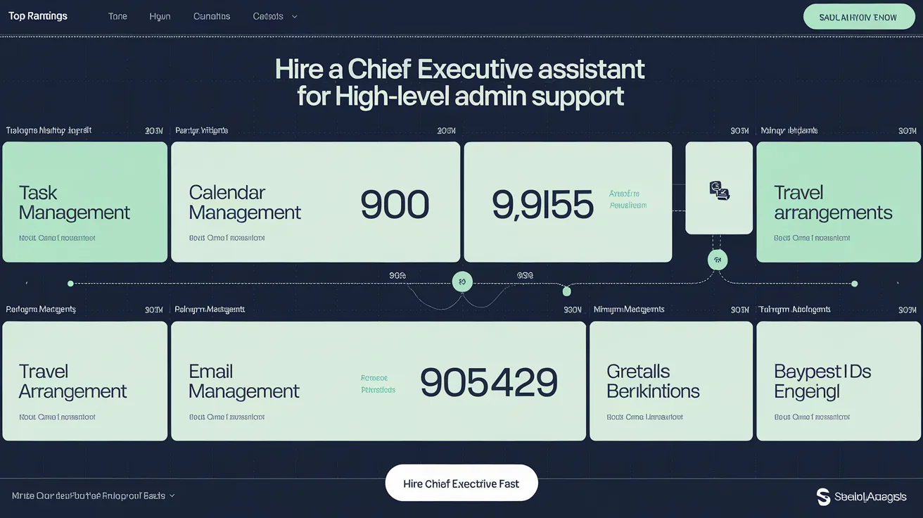 Hire a Chief Executive Assistant for High-Level Admin Support