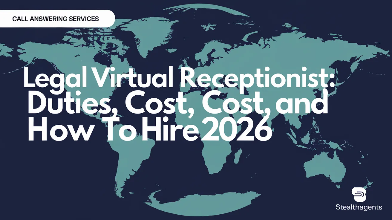 Legal Virtual Receptionist: Duties, Cost, and How to Hire 2026