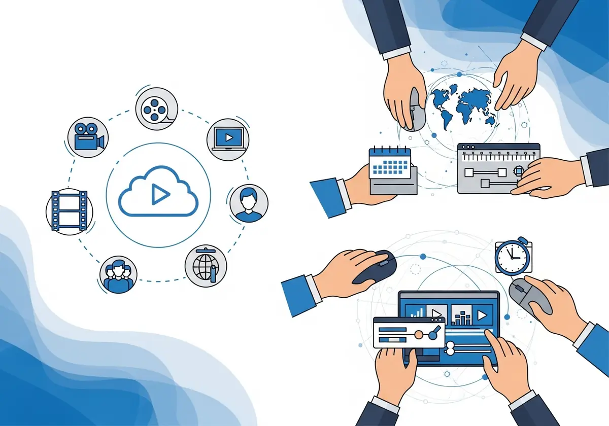 remote video editing team services