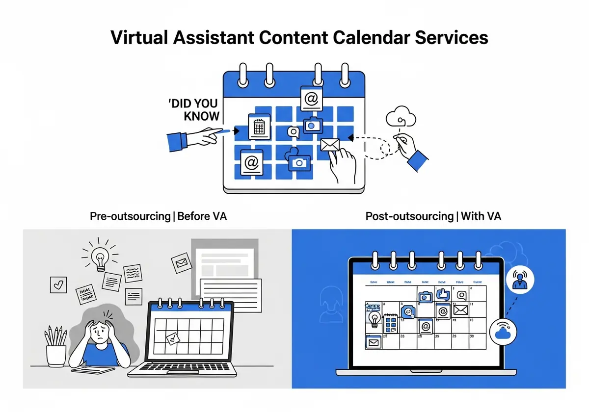outsourced content scheduling assistance