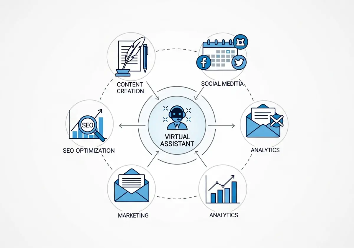 digital marketing workflow support