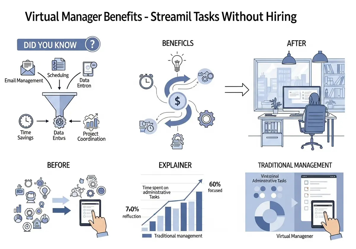 virtual manager benefits for remote teams