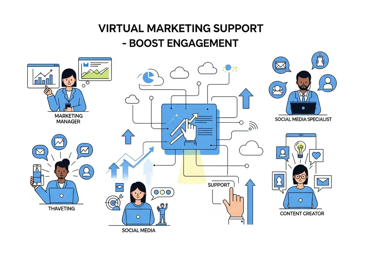 hire virtual marketing support services