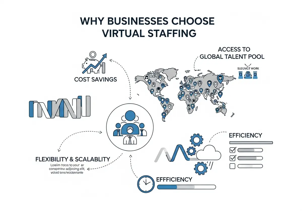virtual staffing benefits