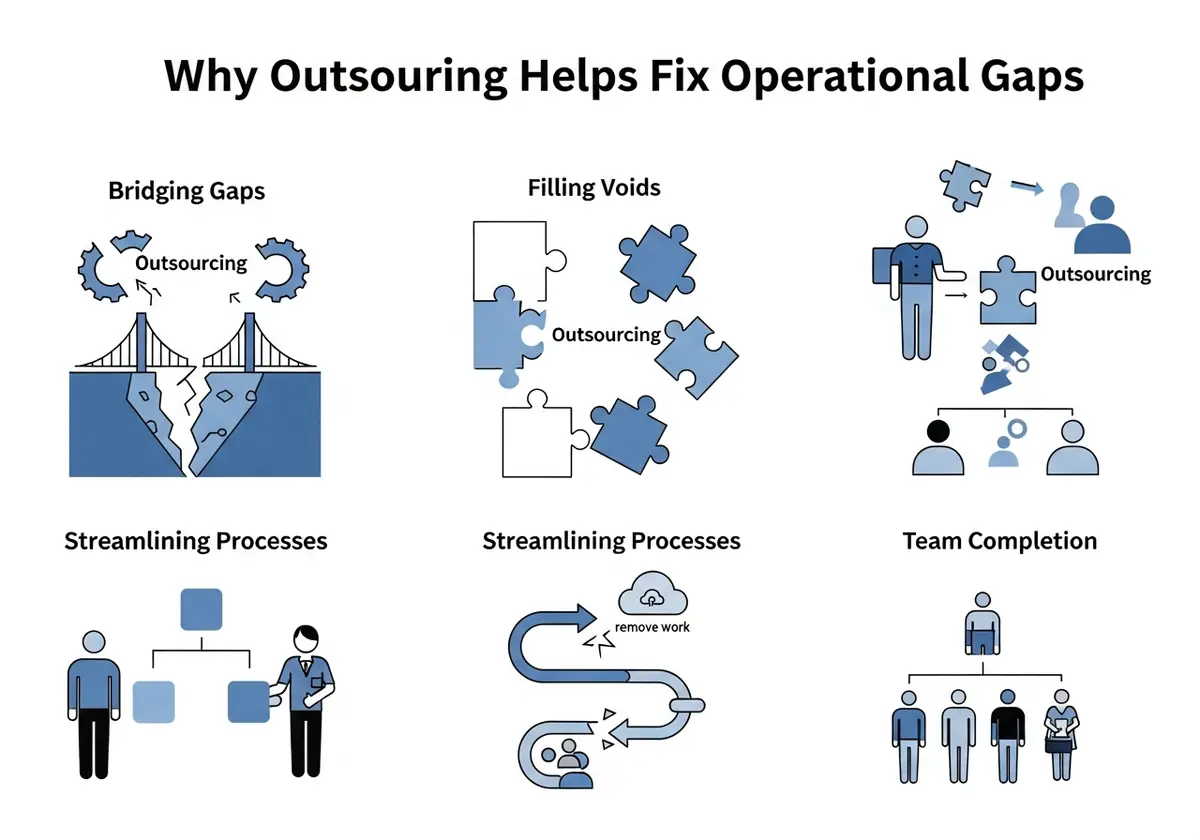 outsourcing operational gaps