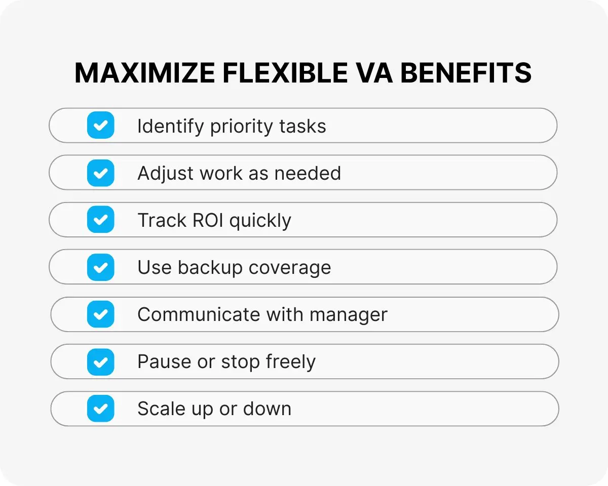 flexible virtual assistant outsourcing