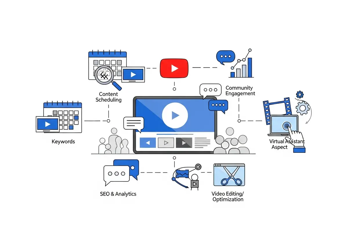 YouTube channel management support