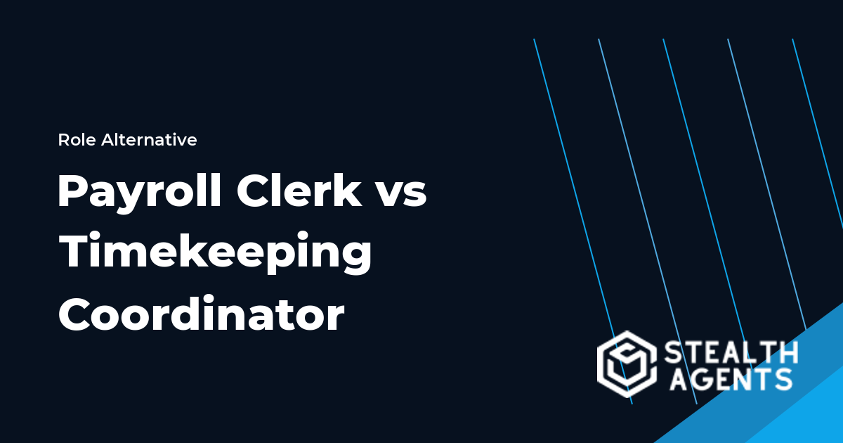 Payroll Clerk vs Timekeeping Coordinator role comparison