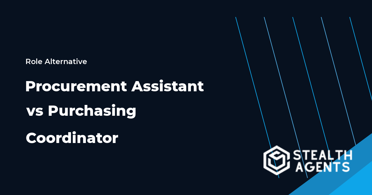 Procurement Assistant vs Purchasing Coordinator role comparison