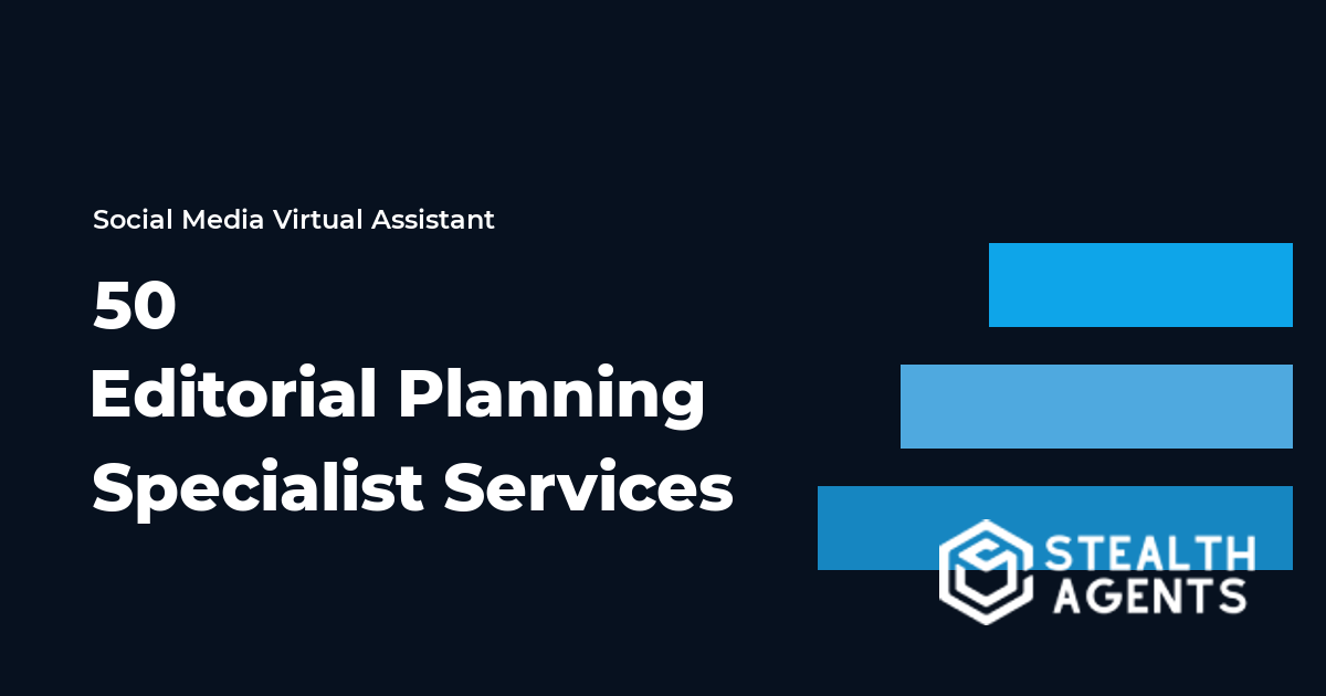 50 Editorial Planning Specialist Services