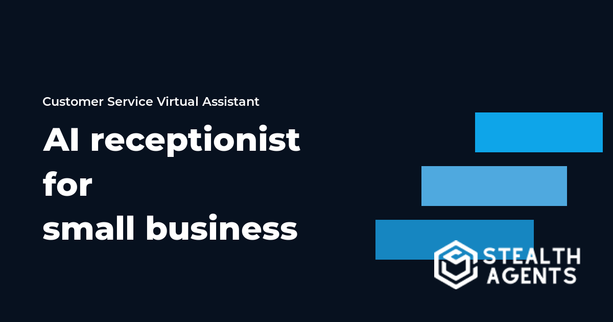 AI receptionist for small business with human backup