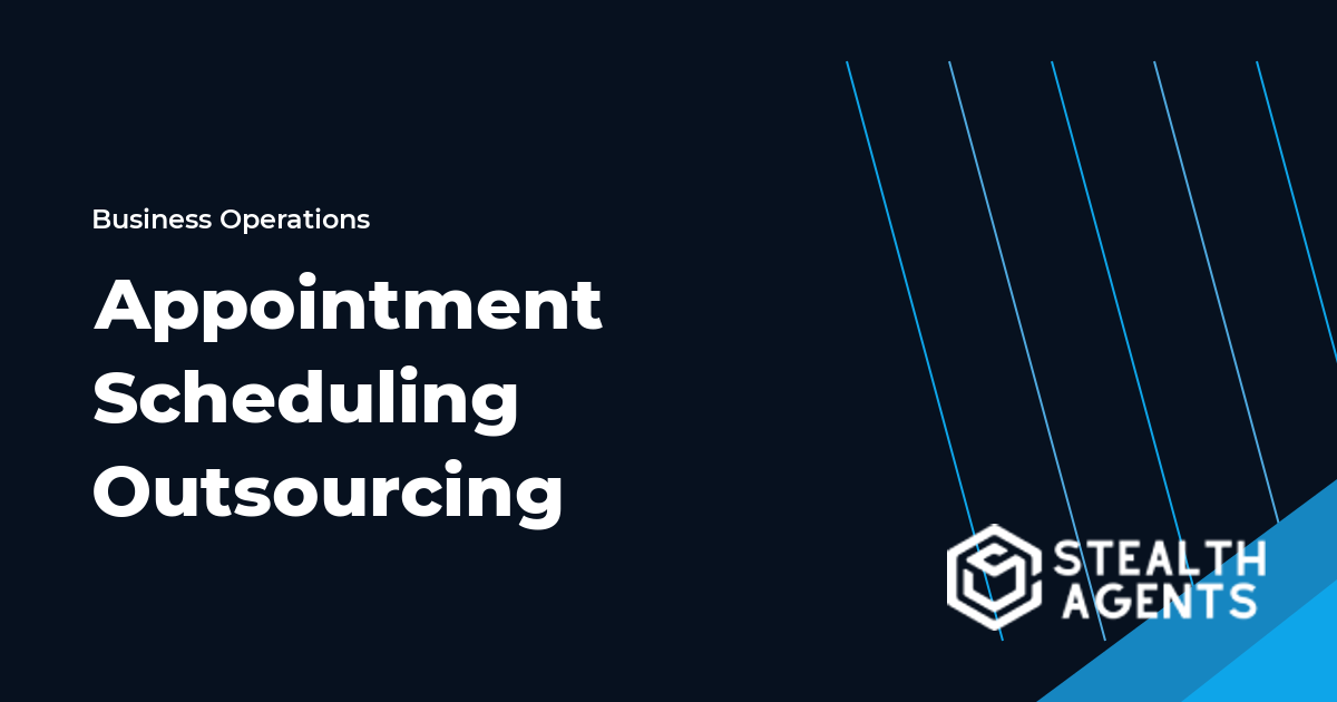 Appointment Scheduling Outsourcing: Tasks, Setup, and Costs