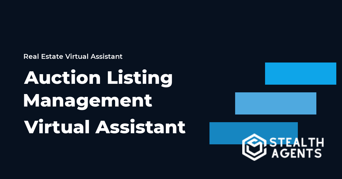 Auction Listing Management Virtual Assistant