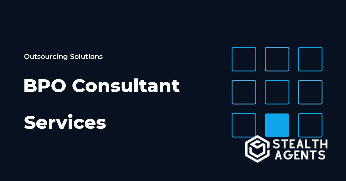 BPO Consultant Services for Strategic Outsourcing and Cost Savings
